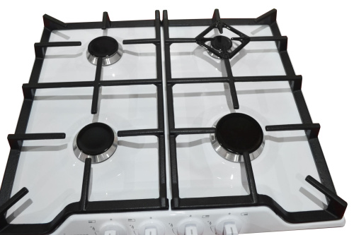 Газовая варочная панель Гефест ПВГ 1212 белая фото 5