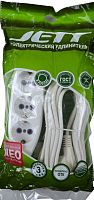 Сетевой удлинитель Jett РС-3 7м 3 роз. с/з 155-637,