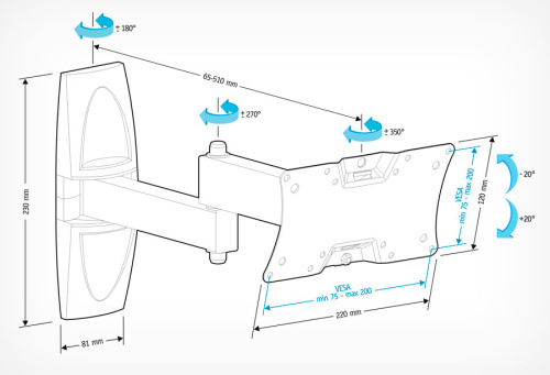 Кронштейн Holder LCDS 5064 фото 2