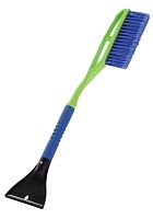 Щетка для снега+скребок 42,5 см зеленая