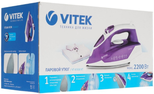 Утюг Vitek VT-8308, фото 3
