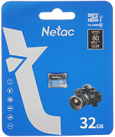 Карта памяти Netac 32Gb Micro SDHC Standart класс 10