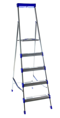 Стремянка Ника СМ5 широкие ступени, фото 5