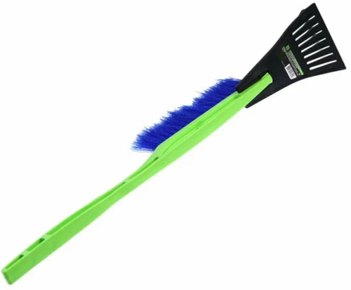 Щетка для снега+скребок Oktan 50 см зеленая фото 2