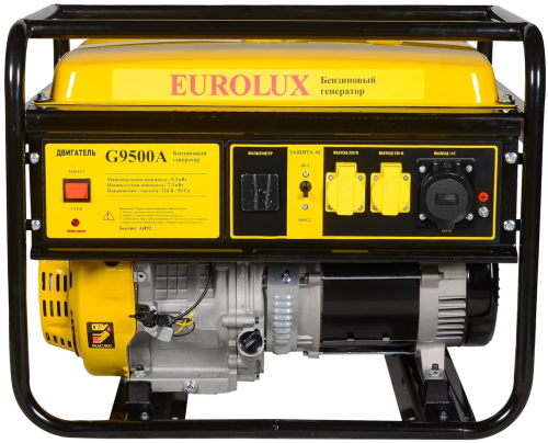 Бензогенератор Eurolux G9500A фото 3