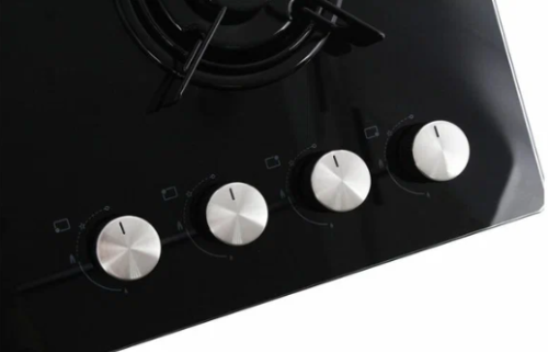 Газовая варочная панель Leran Basic GH 64002 BG черная фото 4