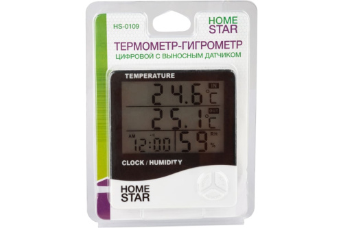 Цифровой термометр-гигрометр Homestar HS-0109 фото 7