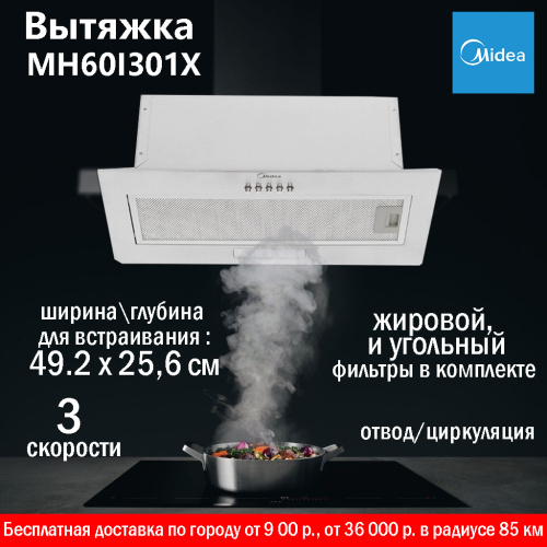 ВО Midea MH60I301X нерж. фото 11