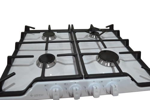 Газовая варочная панель Гефест ПВГ 1212 белая фото 4