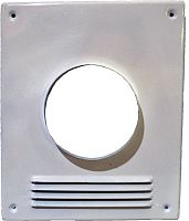 Площадка торцевая с решеткой d100,