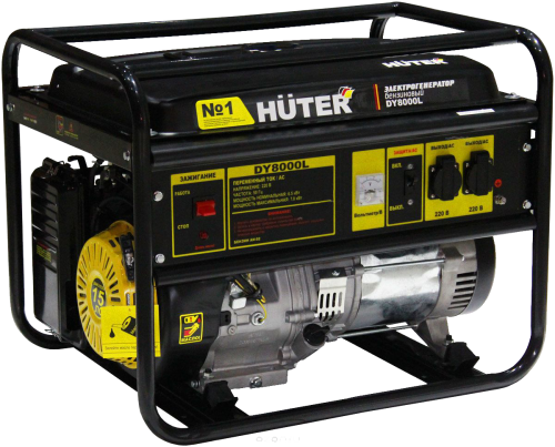 Бензогенератор Huter DY8000L
