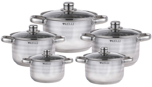Посуда Kelli KL-4296 (10 предм.)