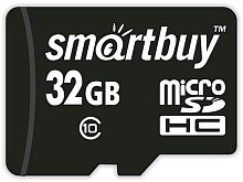Карта памяти 32Gb Micro SD SmartBuy класс 10,