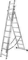 Лестница Вихрь ЛА 3х9 алюм. трехсек.