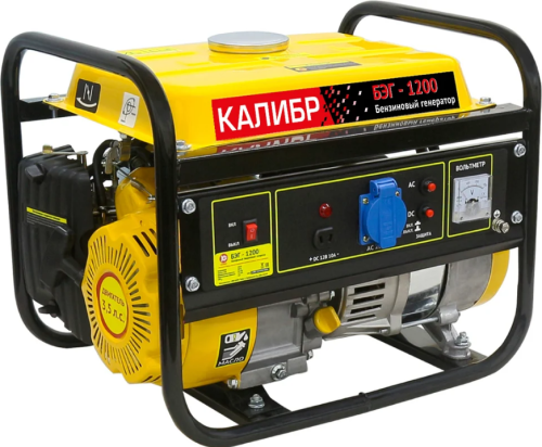 Бензогенератор Калибр БЭГ-1200