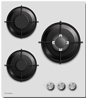 Газовая варочная панель Pioneer GHB45301G_WH