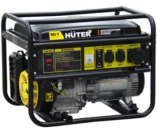 Бензогенератор Huter DY9500L,