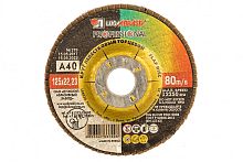 Круг лепестковый торцевой Luca 125*22P 40