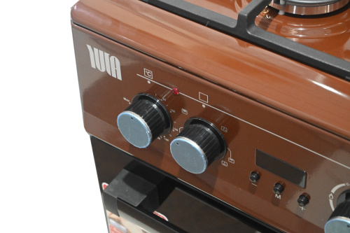 Газоэлектрическая плита Yuta GS-66CF4-EDCLGB06 Brown фото 10