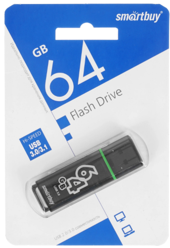 Флешка 64Gb SmartBuy Glossy
