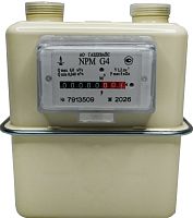 Счетчик газ. NPM G 4 правый 110мм