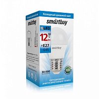 Лампа светодиод. Smartbuy Led G45-12W/6000K/E27