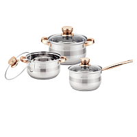 Посуда Kelli KL-4737 (6 пред. стек.крышка)