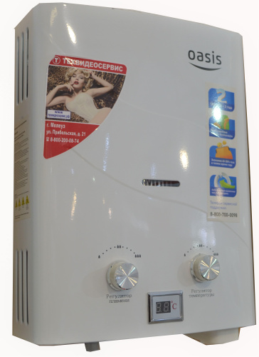 Водонагреватель газовый Oasis B-12W фото 6