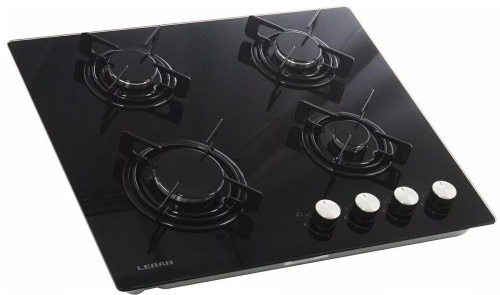 Газовая варочная панель Leran Basic GH 64002 BG черная фото 2