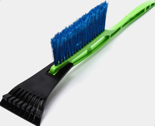 Щетка для снега+скребок Oktan 50 см зеленая фото 3