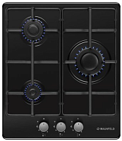 Газовая варочная панель Maunfeld Eghe.43.3STS-EB черная