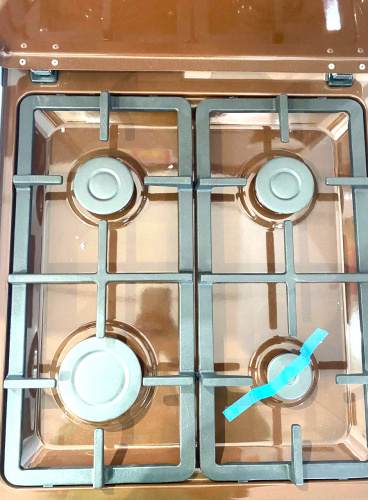 Газоэлектрическая плита Yuta GS-56CF4-ETCLGB03 Brown фото 9