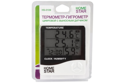 Цифровой термометр-гигрометр Homestar HS-0109 фото 2