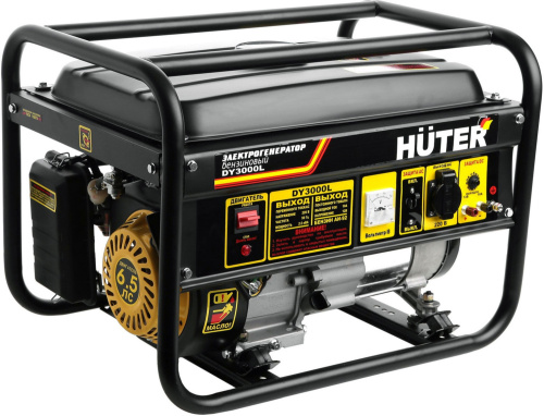 Бензогенератор Huter DY3000L. фото 4