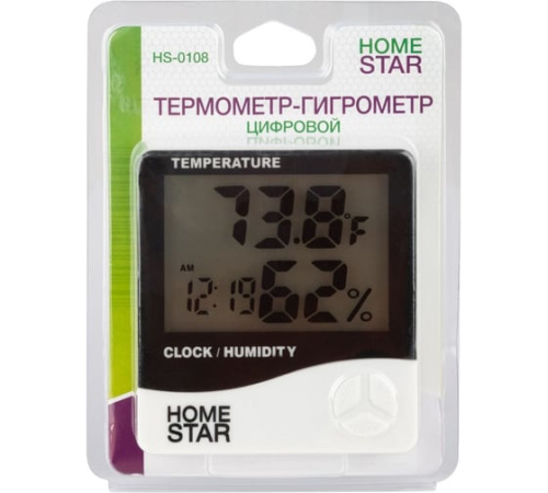 Цифровой термометр-гигрометр Homestar HS-0108 фото 5