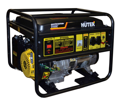 Бензогенератор Huter DY6500L фото 4 Бензогенератор Huter DY6500L фото 4